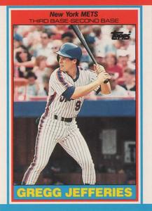 1989 Topps UK Minis Baseball Cards     044      Gregg Jefferies